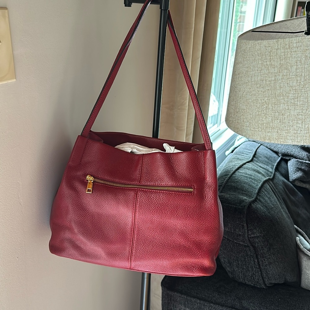 Kattee Soft Genuine Leather Tote Bag